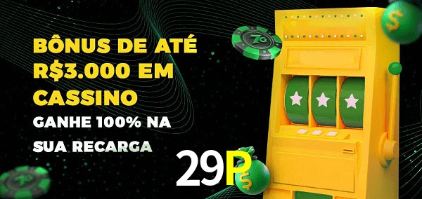 29P melhor bônus de depósito