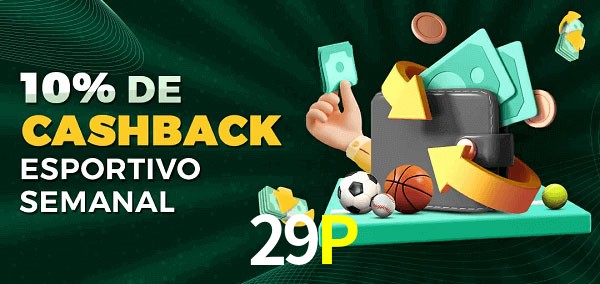 10% de bônus de cashback na 29P